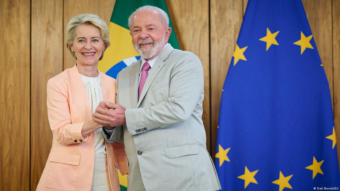 Lula y presidenta comision europea